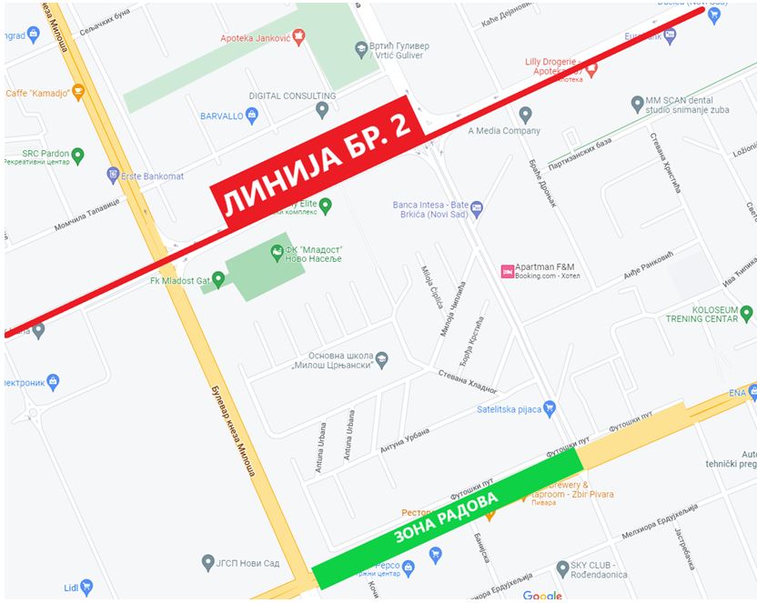 Због радова на Футошком путу, „двојка“ мења трасу | Dnevnik